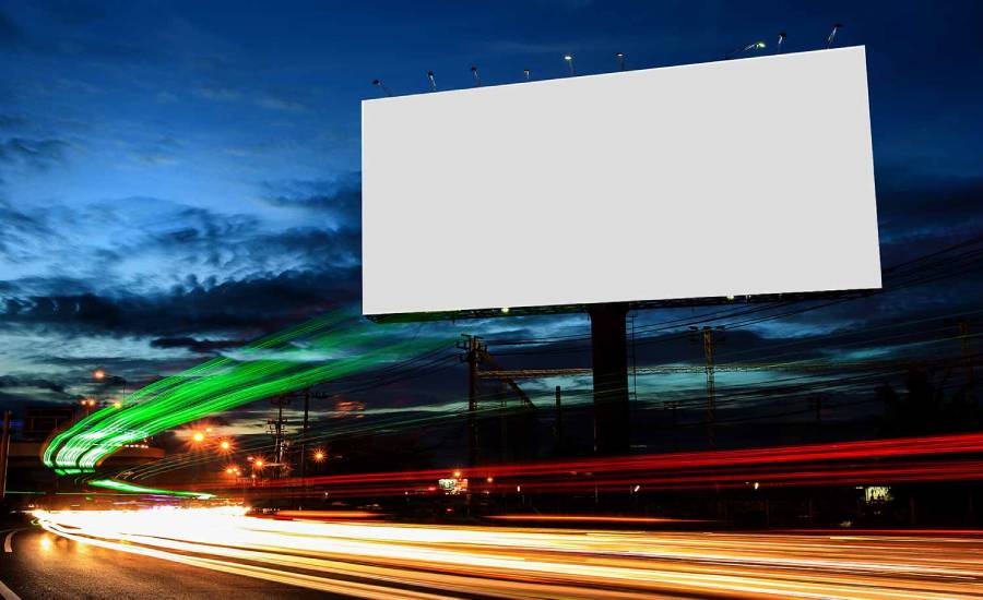 Urban advertising televisions